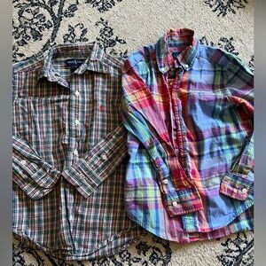 Two Ralph Lauren button ups